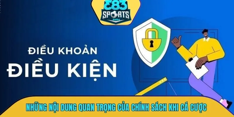Những nội dung quan trọng của chính sách khi cá cược
